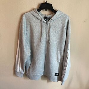 New Adidas Zip up Hoodie  XL